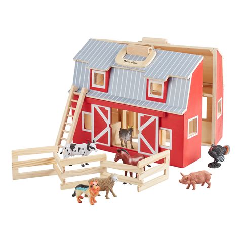 animal melissa and doug|melissa and doug folding barn.